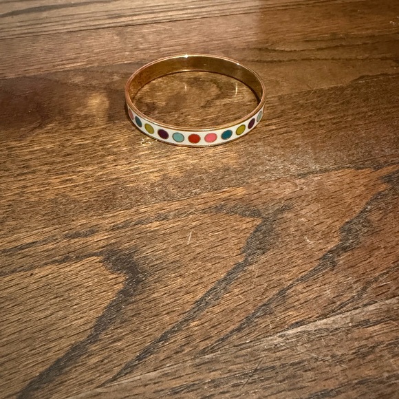 Kate Spade New York Multicolor Polka Dot Bangle Bracelet - Picture 2 of 3